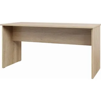 Psací stůl Obdélníkový psací stůl Nejlevnějšínábytek.cz 147,8 x 148 x 74 cm, odstíny hnědé