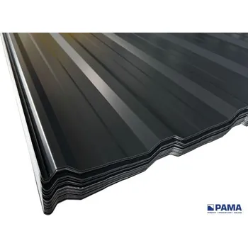 Střešní krytina PAMA Trapézový plech T18 Plus Pladur PREMIUM, RAL7016, 1,173 x 2,0m 1 ks 2,346 m2 antracit