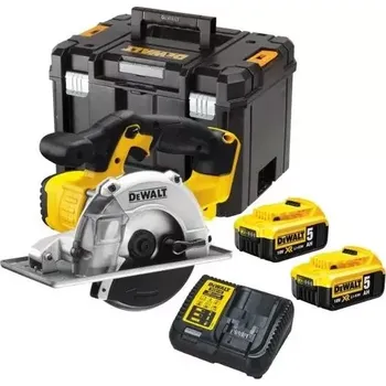Pila DCS373P2T DeWALT Kotoučová pila 18 V XR pro řezání kovů 2x 5,0 Ah, Li-Ion, TSTAK