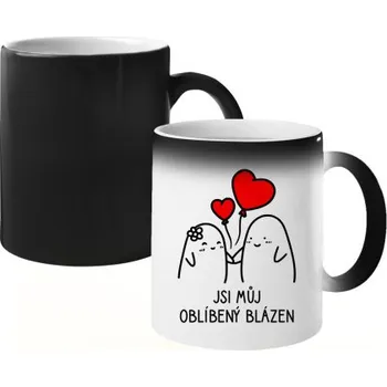 Žertovný předmět Jsi můj oblíbený blázen - magický hrnek- Tričkový.cz