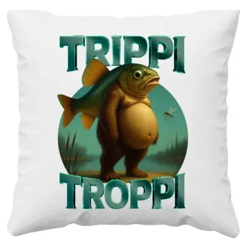Žertovný předmět Trippi troppi - Italian Brainrot - polštář s potiskem- Tričkový.cz
