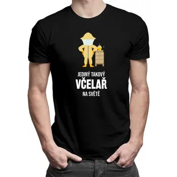 Žertovný předmět Jediný takový včelař na světě - pánské tričko s potiskem- Tričkový.cz