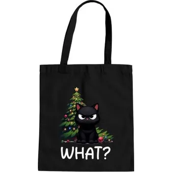 Žertovný předmět What? - taška s potiskem- Tričkový.cz