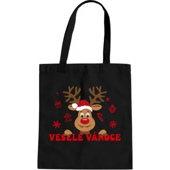 Žertovný předmět Veselé Vánoce - sob - taška s potiskem- Tričkový.cz