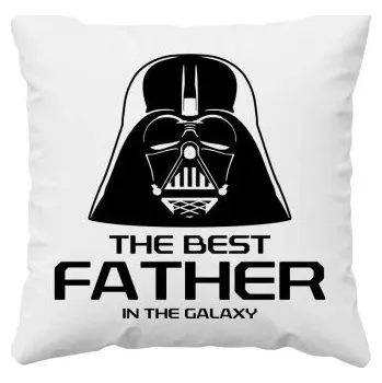 Žertovný předmět The best father in the galaxy - polštář s potiskem- Tričkový.cz