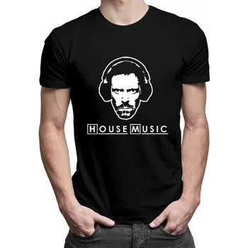 Žertovný předmět (Dr) House Music - pánské tričko s potiskem- Tričkový.cz