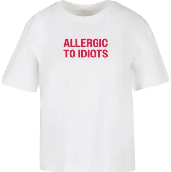 Pánské tričko Allergic To Idiots Tee - white 5XL