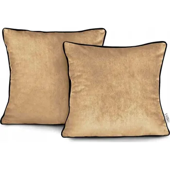 Polštář My Best Home Polštář VELVETE hořčice 45x45 cm Varianta Mybesthome: Povlak na polštář s výplní, 45x45 cm