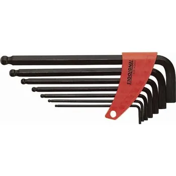 Šroubovák Sada L-imbusů s kuličkou, 7 dílů, plastový držák