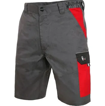 pracovní kraťasy PHOENIX ZEFYROS šortky šedo-červené