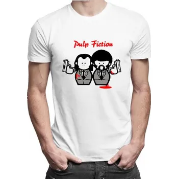 Žertovný předmět Pulp Fiction Cartoon - pánské tričko s potiskem- Tričkový.cz
