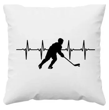 Žertovný předmět EKG Hokej - polštář s potiskem- Tričkový.cz