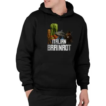 Žertovný předmět Italian Brainrot - pánská mikina s potiskem- Tričkový.cz