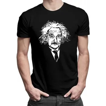 Žertovný předmět Albert Einstein - pánské tričko s potiskem- Tričkový.cz