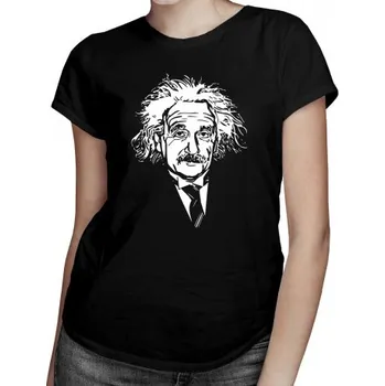 Žertovný předmět Albert Einstein - dámské tričko s potiskem- Tričkový.cz