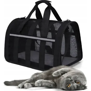 přepravka pro zvíře PETSTORY Přepravka taška pro kočky a malé psy M 42*25*22cm