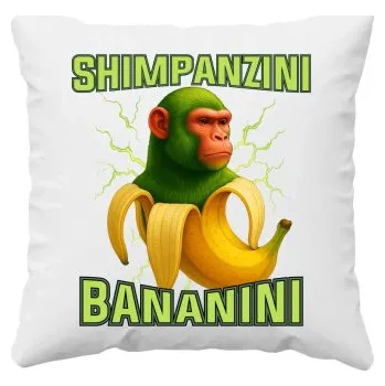 Žertovný předmět Shimpanzini bananini - Italian Brainrot - polštář s potiskem- Tričkový.cz