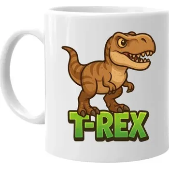 Žertovný předmět T-Rex Dinosauři - hrnek s potiskem- Tričkový.cz