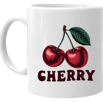 Žertovný předmět Cherry - třešeň - hrnek s potiskem- Tričkový.cz
