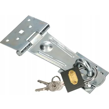 Visací zámek SADA ZÁVORA NA VRATA PETLICE ZÁMEK SKOBA UZÁVĚR