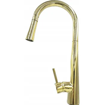 Vodovodní baterie Kuchyňská stojánková baterie CHDE New Design zlatá