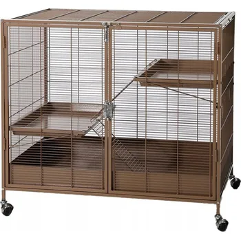 Obraz TIAKI klec pro malé zvíře Étagère hlavní klec, karamelová