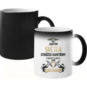 Žertovný předmět Jsem Pán světla - magický hrnek- Tričkový.cz