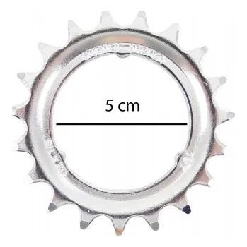 Pastorek Sturmey Archer 19T 1/8 stříbrný
