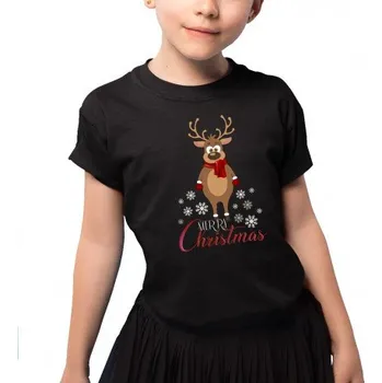 Žertovný předmět Merry Christmas - sob- dětské tričko s potiskem- Tričkový.cz