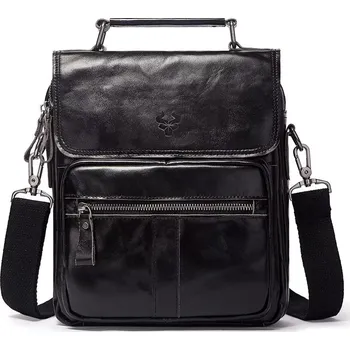 Humerpaul pánská kožená taška Régis Černá 7L