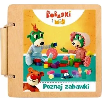 Hračka pro nejmenší TREFL DŘEVĚNÁ KNIŽKA POZNEJ HRAČKY TREFLÍCI