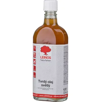 Olej na dřevo LEINOS 241 Tvrdý olej světlý (250ml) nežloutnoucí impregnace pro dřevěné podlahy a nábytek.