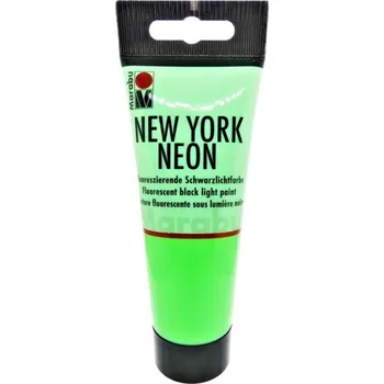 Speciální výtvarná barva Marabu Akrylová barva New York 100 ml Neon zelená