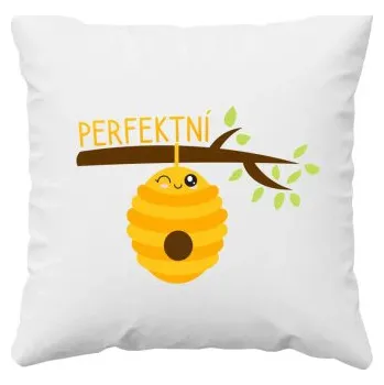 Žertovný předmět Perfektní - polštář s potiskem- Tričkový.cz