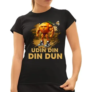 Žertovný předmět Udin din din dun - Italian brainrot - dámské tričko s potiskem- Tričkový.cz
