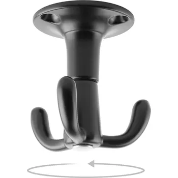 Věšák Tulip Věšák na kabelku pod stolovou desku Barva: černá