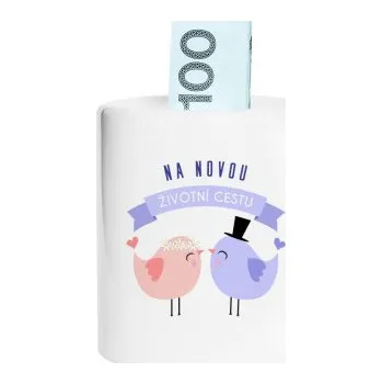 Žertovný předmět Na novou životní cestu - prasátko s potiskem- Tričkový.cz