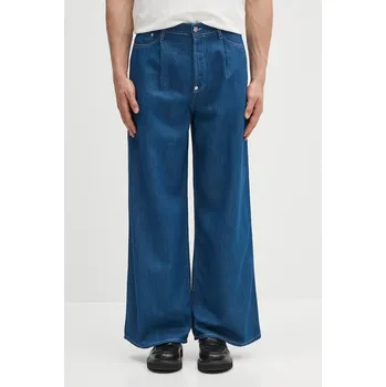 Dámské džíny Džíny s příměsí lnu Kenzo, 32, modrá, 55X