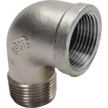 Instalatérský materiál Koleno nerez MF 1"