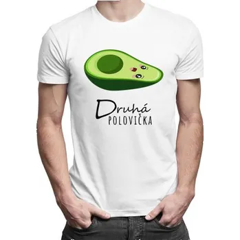 Žertovný předmět Druhá polovička v2 - pánské tričko s potiskem- Tričkový.cz