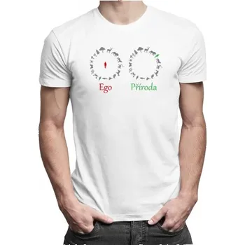 Žertovný předmět Ego / Příroda - pánské tričko s potiskem- Tričkový.cz