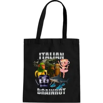 Žertovný předmět Italian Brainrot v2 - taška s potiskem- Tričkový.cz