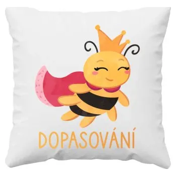 Žertovný předmět Dopasování - polštář s potiskem- Tričkový.cz