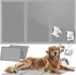Pelíšek pro psa Purlov 25531 chladicí podložka pro psa 90 x 50 cm šedá