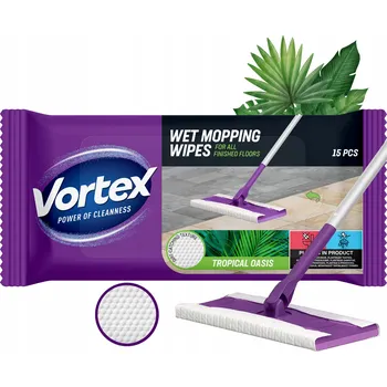 Utěrka Ściereczki Vortex Tropical Oasis Do Podłóg Na mokré vonící balení 15 ks