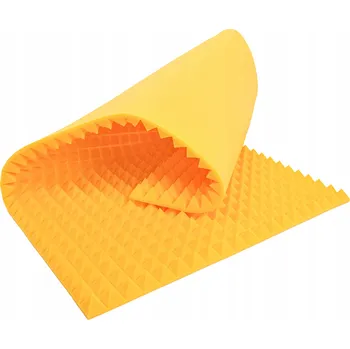 AKUSTICKÝ PANEL žlutá zvukově izolační pěna Pyramida 200x100x5cm