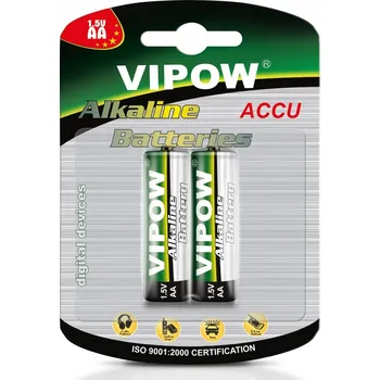 Článková baterie BAT0067B Alkalické baterie VIPOW LR6 2ks/blistr.