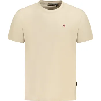 Pánské tričko Napapijri béžové Napapijri krémová 3362546