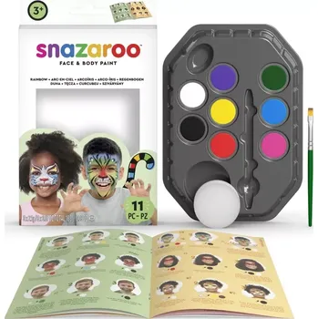 Speciální výtvarná barva Snazaroo sada obličejových barev Duha