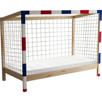 Ložnice Postel Futal - Postel s masivu ve tvaru branky